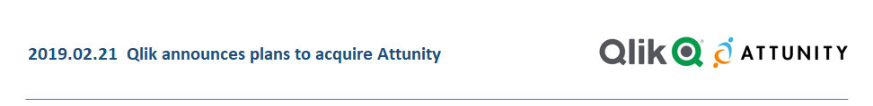 Qlik announces plan to acquire Attunity